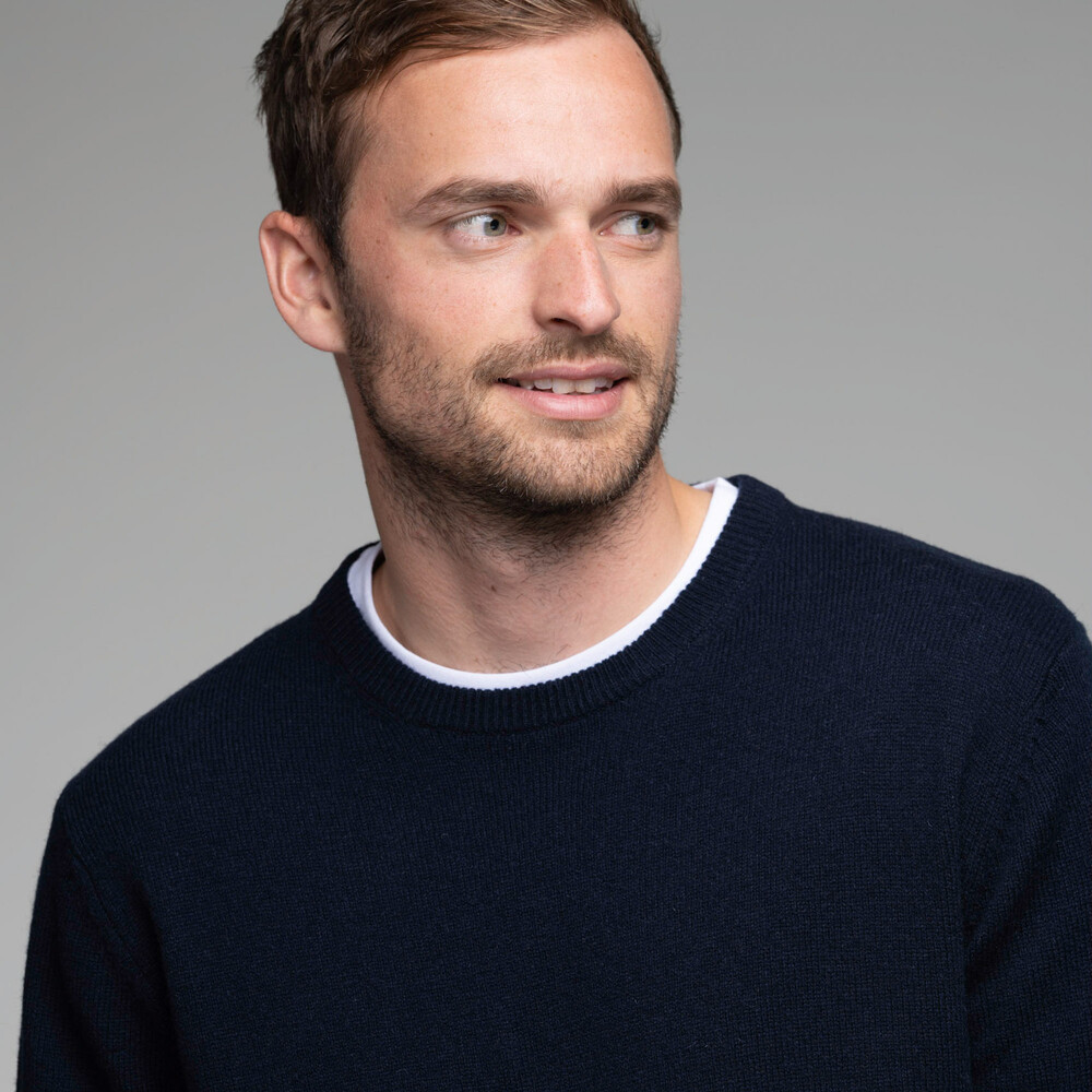 royal blue crew neck jumper