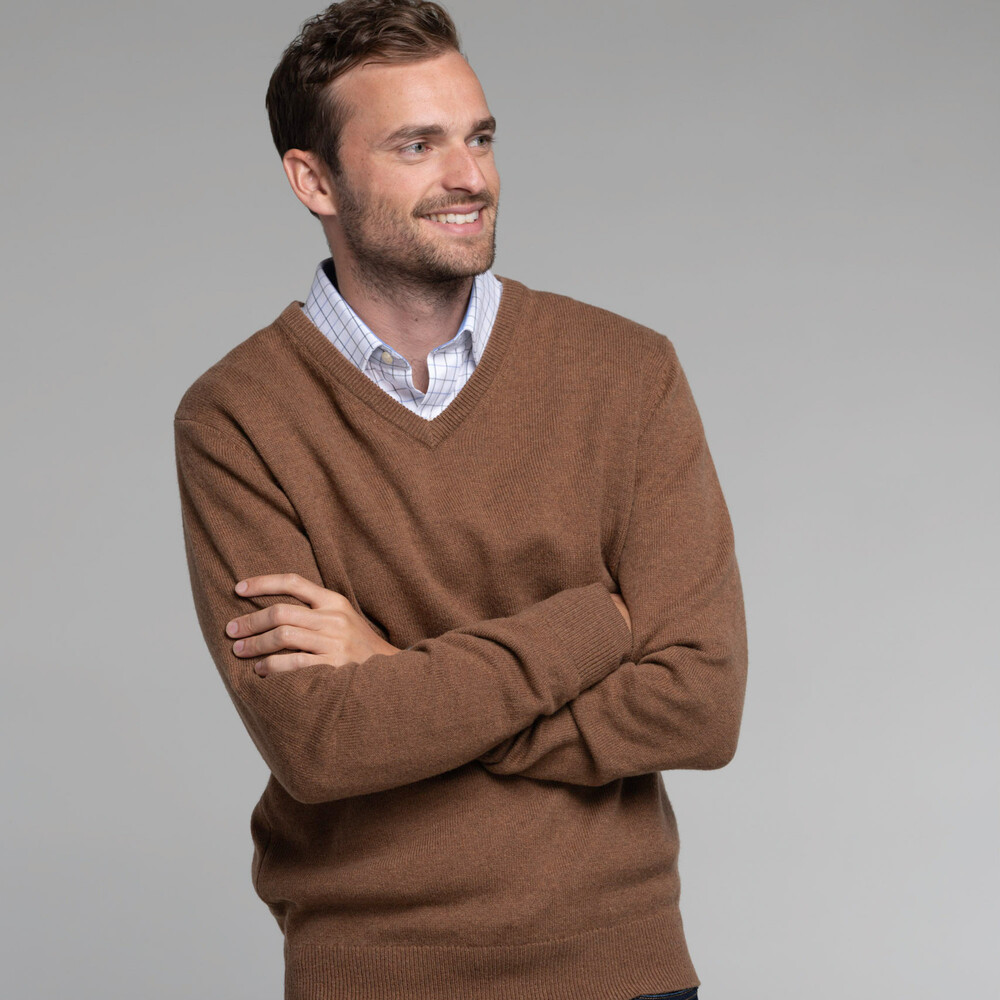 lambswool v neck