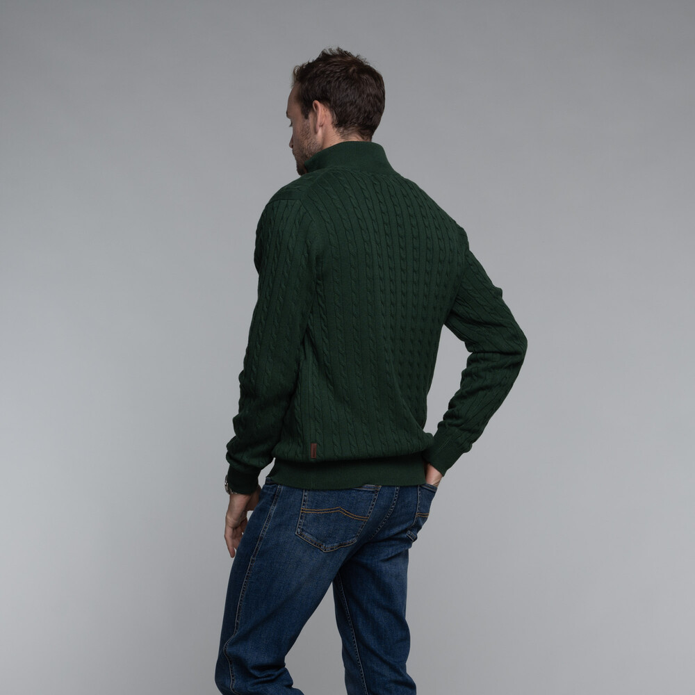 cotton cashmere knit polo abercrombie